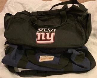 2 gym bags  New York Giants and Trails End