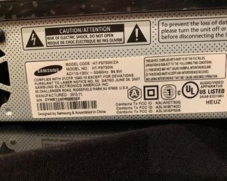 7.1 CH Blu-Ray Home Entertainment System - Samsung