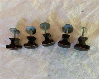 Oiled bronze draw pulls