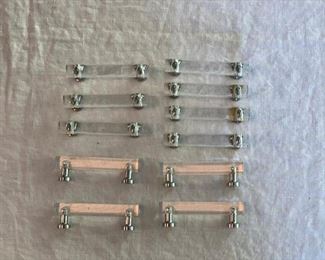 Plexy glass & Chrome draw pulls