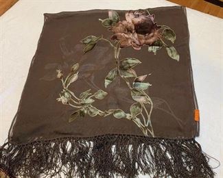 Scarf - Sheer floral