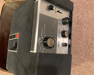 35 mm film projector Balomatic 676 w/leather case