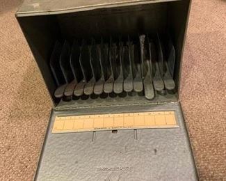 Reel to Reel film storage case metal