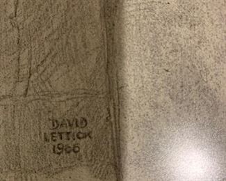 Pencil drawing by David Lettick