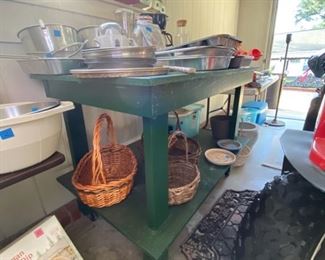 the green table is for sale too