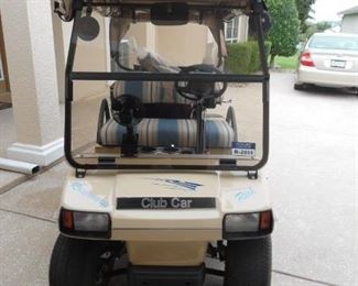 Available for pre-sale.  2002 Club Car.  New Batteries in October 2019.  Great Condition - Really Well Maintained