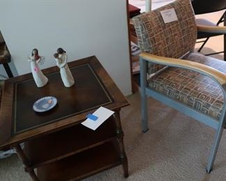 mahogany table  and   Chester  l  Henry  Co pattern  chair