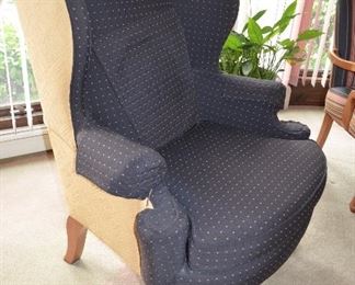 Tone Wing Chairs 2 color tones 34"W x 21"D x 44"H