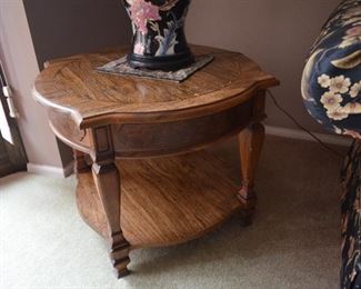 Round End Table 25 1/2" R x 20"H
