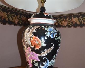 Asian Table Lamp 33"H 