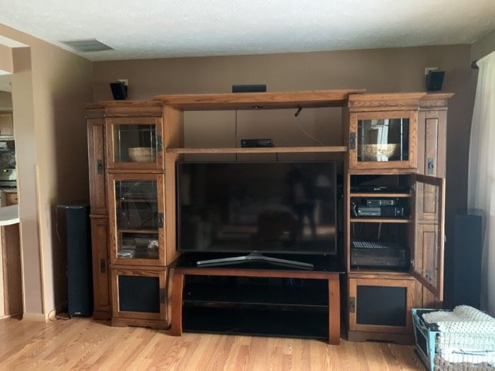 Wood Entertainment Center