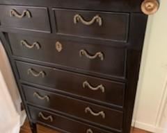 Luxury ebonized tall dresser  (Orig $3698) NOW $899 