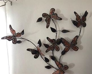 Butterfly metal wall art
-$250