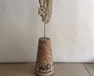 72” high eroded sand stone scolar’s rock
w/ stand— HEAVY
-$3200