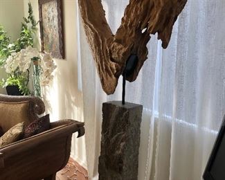 “Angel Wings” Driftwood statue 80x64
-$2800
