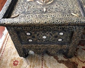 Morocan hand carved end table
-$650