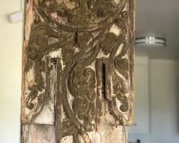 Hand carved antique porch pillar
77” tall
$350