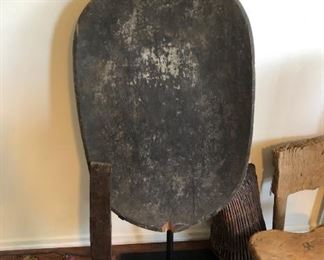 Antique handmade shovel and large pan
-$500