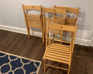 73. Set of 4 Folding Chairs