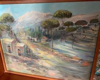 1 of 3 by listed Lebanese artist, mid-century