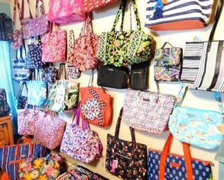 100's of VERA BRADLEY Purses, backpacks, wallets, etc. Most are NEW WITH TAGS 