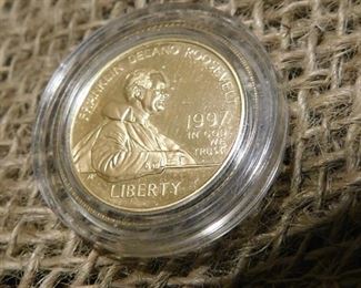 1997 F.D.R. 5 Dollar Gold(8.3 Grams)