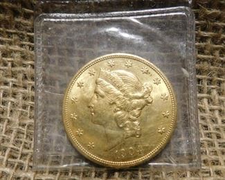 1904 U.S. Twenty Dollar Gold Piece