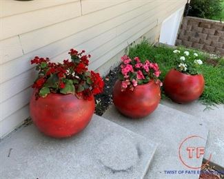 Large Outdoor Ceramic Planters