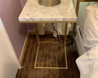 Marble Topped Side Table