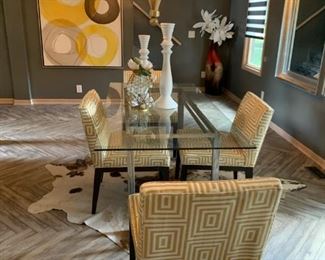ETHAN ALLEN Custom Dining Room Set with INGRIDA Chairs
