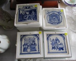 Delft pill tiles early pharmacy for Burroughs Welcome Clo. 