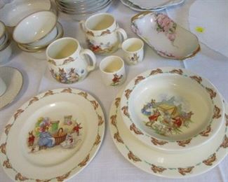  Bunny Kins  childs dishes