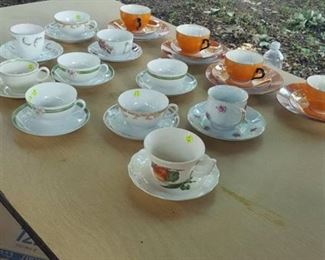 15 Cups and saucers