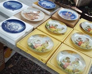 10 collectible plates