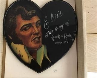 Elvis plaque (wood)