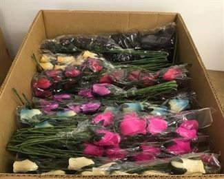 approx 42 assorted artificial floral bouquets