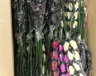 approx 40 artificial floral bouquets