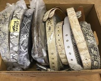 approx 75 assorted fashion belts