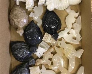 approx 20 pc carved onyx