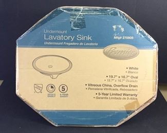 undermount lavatory sink 