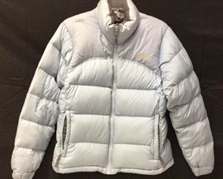 North Face light blue womens jacket