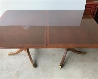 gloss wood dining room table