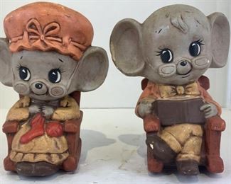 vintage Mr and Mrs Mouse