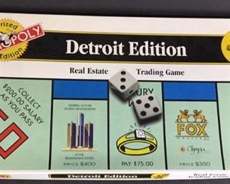 Monopoly Detroit edition