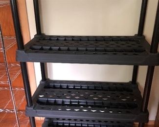 MANY shelving units