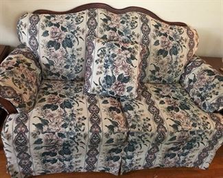 Loveseat matches couch