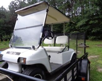 Electric Golf Cart, 36 Volt, was running, but stopped. Trailer NOT included