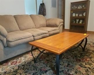 Comfortable sofa and matching love seat.  Sold separately.  Nice condition