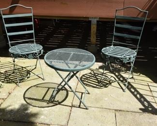 Pair Bistro Chairs $50 Table is SOLD