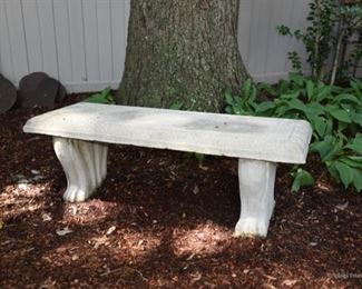 Cast Cement Bench $125
41” long, 15” deep, 15” tall